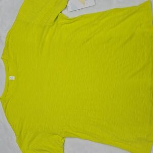 Zella Neon Green Women's Short Sleeve‎ Tee Relaxed Fit